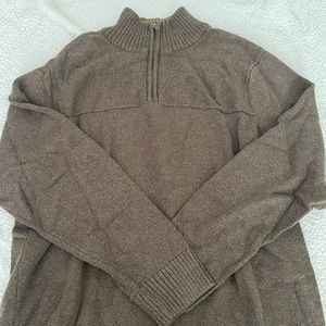 dockers quarter-zip sweater